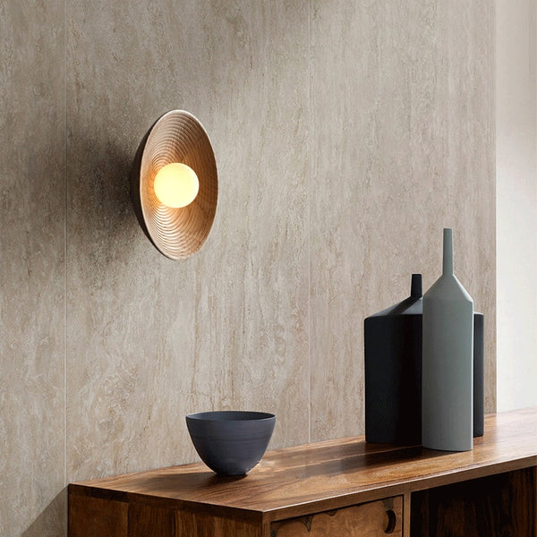 Wood Wall Sconce | Rustic Elegance