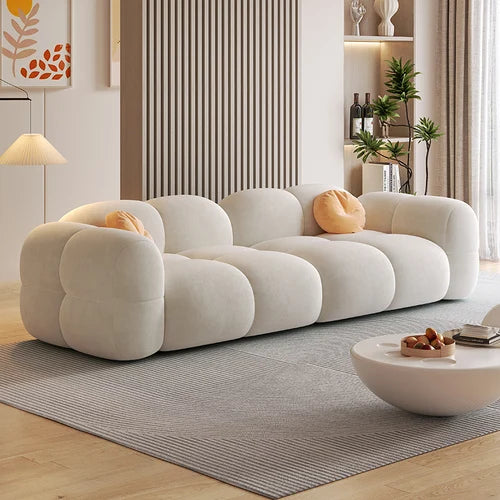 beige 3 seater sofa - orangme.com