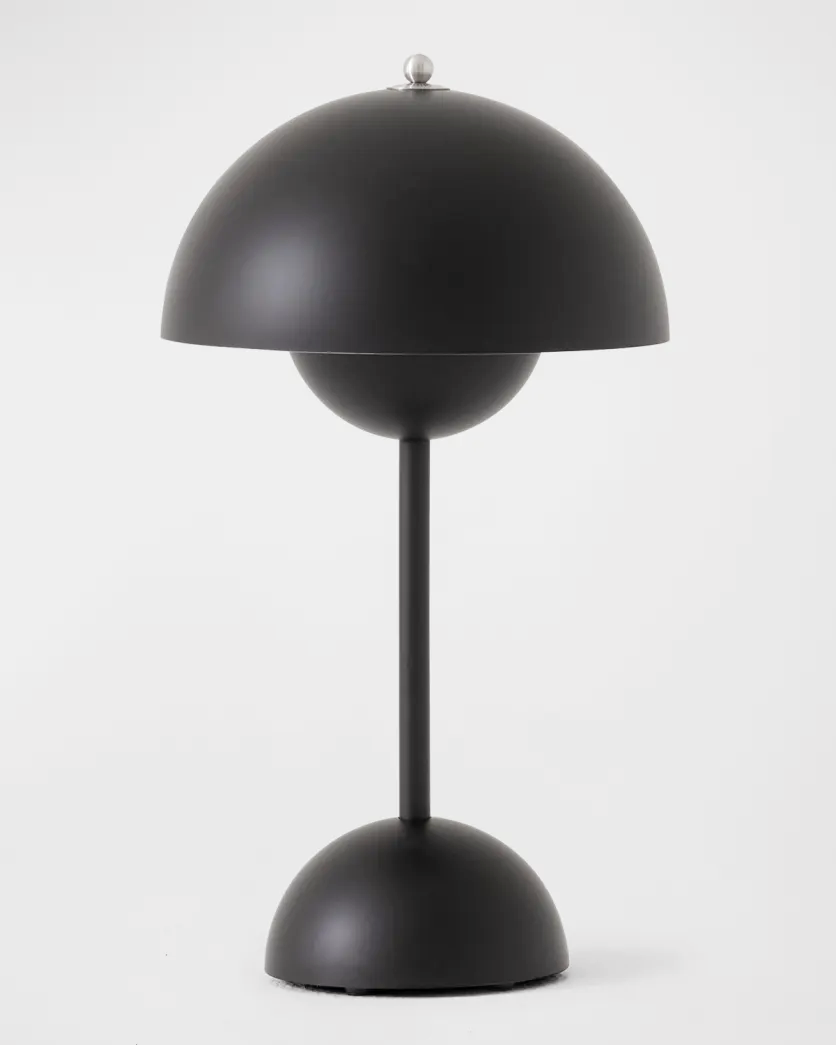 Flowerpot Black Table Lamp - Orangme.com
