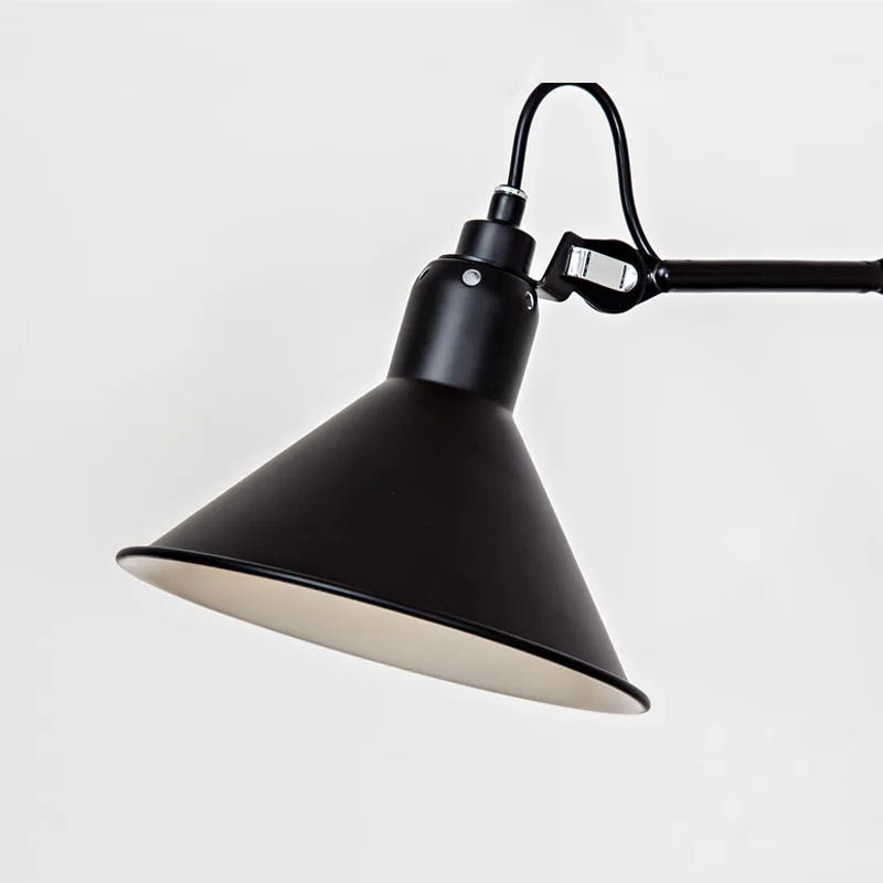 black wall lamp shade