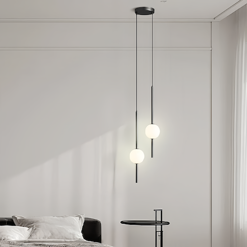 Nordic Black Pendant Light | Postmodern Illumination