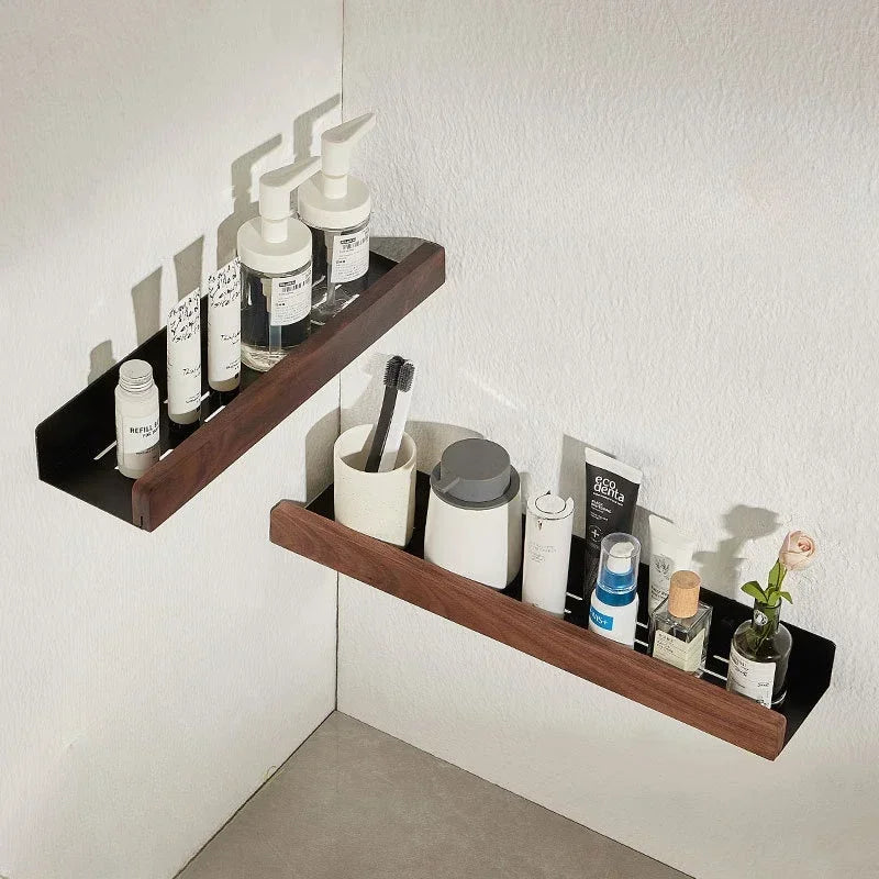 brown bathroom shelf - orangme.com