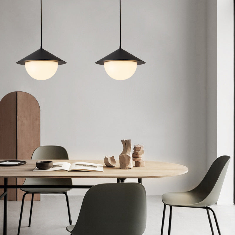 Dining Room Pendant Lights | Hat Semi-Circular Design