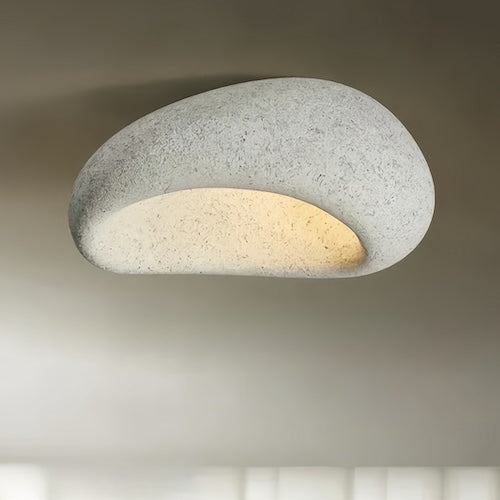 cement white led ceiling light - orangme.com