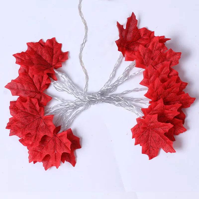 Holiday Door Decor | Maple Leaves LED String Light - Orangme