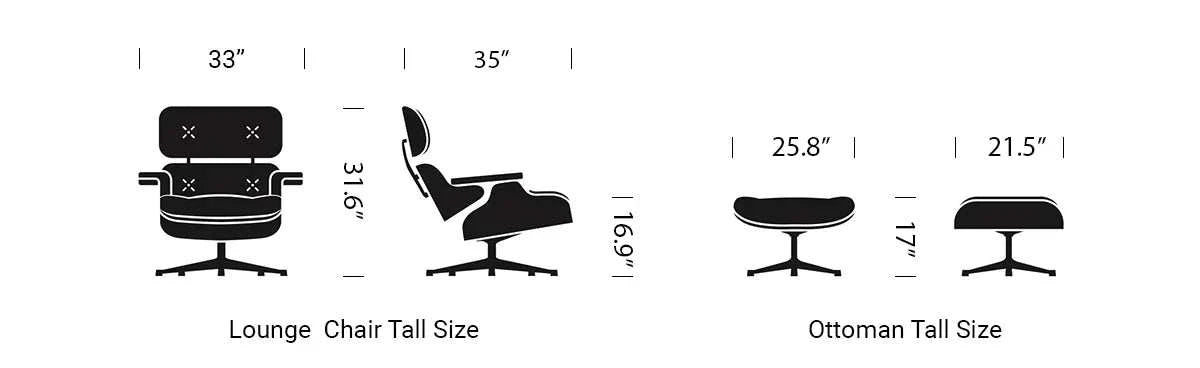 eames lounge chair dimension - orangme.com