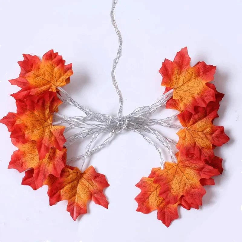 Holiday Door Decor | Maple Leaves LED String Light - Orangme