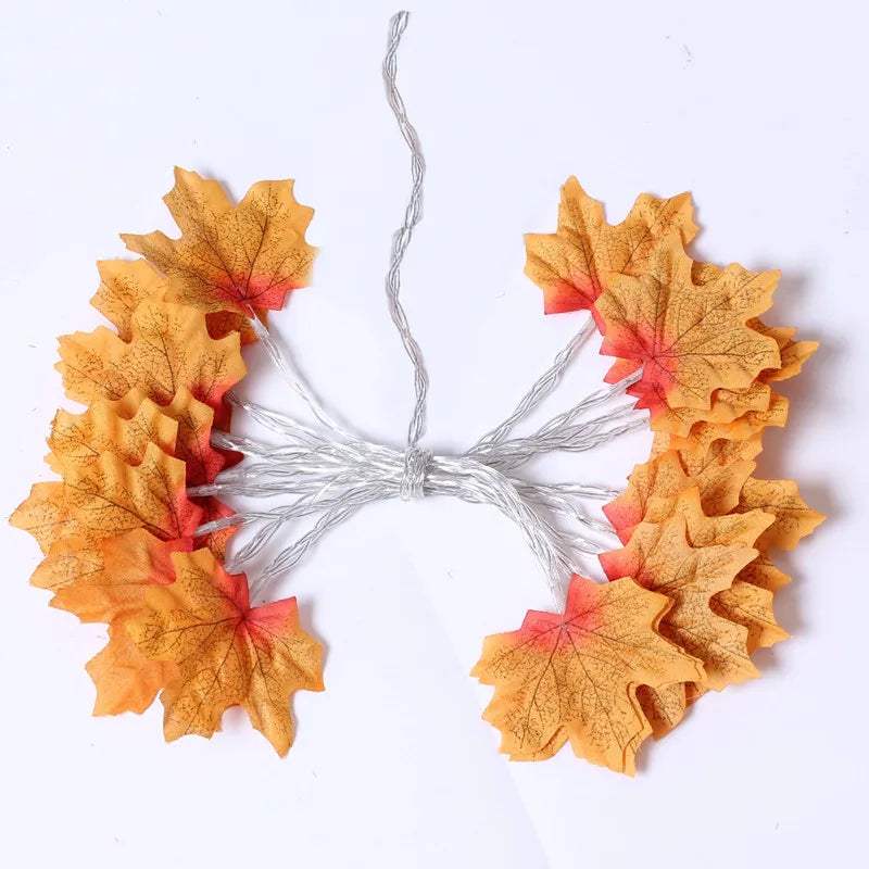 Holiday Door Decor | Maple Leaves LED String Light - Orangme