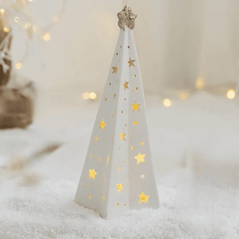 Christmas Ceramic Ornament | Ambiance Lights Decor - Orangme