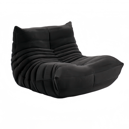 ligne roset togo armchair in black - orangme.com