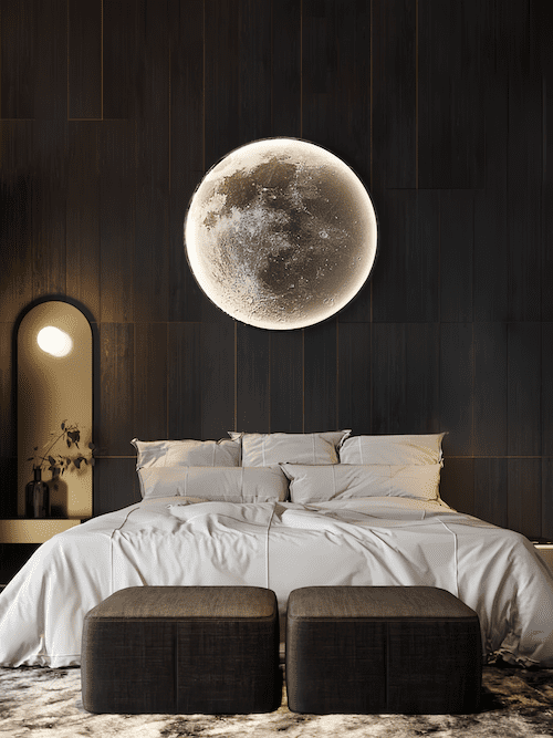 Modern Moon Wall Light | Luxurious Lighting - orangme.com