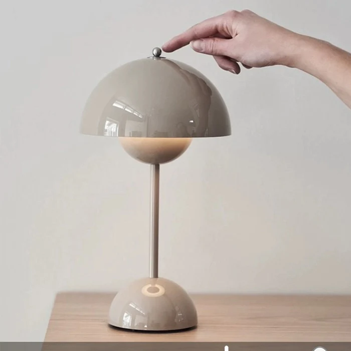 nordic design grey table lamp - orangme.com