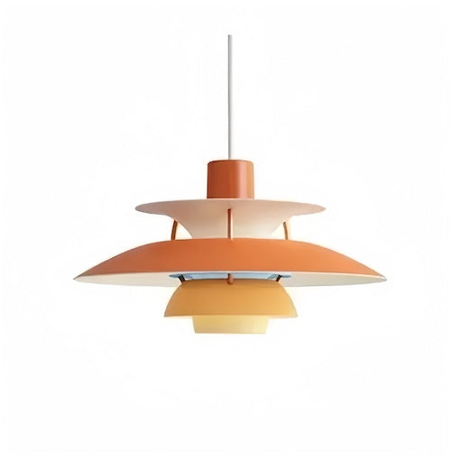 orange pendant light