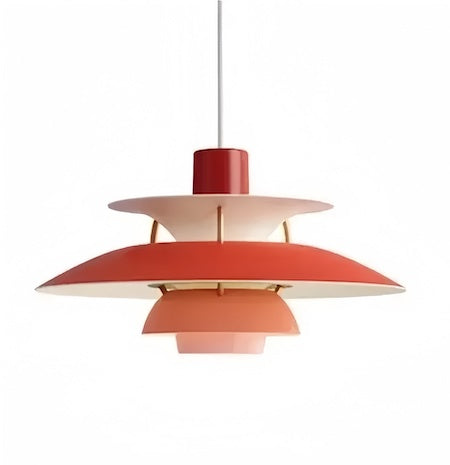 pendant light hues of red