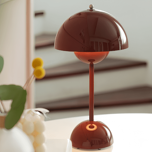 Mushroom Lamp | Flowerpot Table Lamp
