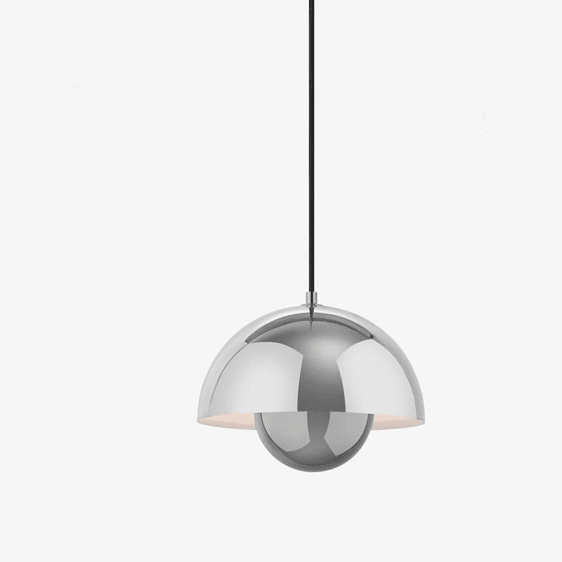 Danish Silver Pendant Light 