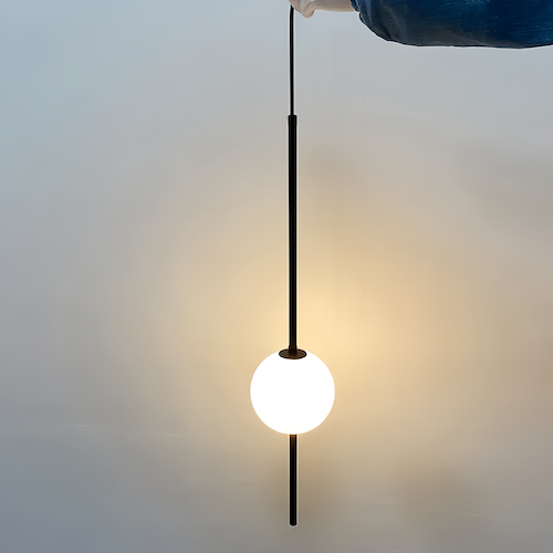 Nordic Black Pendant Light | Postmodern Illumination - Orangme