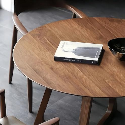 solid wood dining table