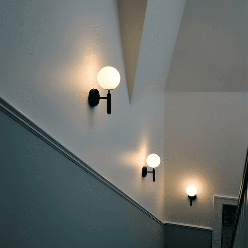 Single Head Glass Wall Light | Radiant Brilliance