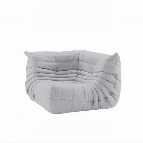 togo corner sofa in grey - orangme.com