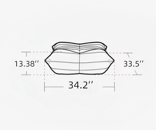 togo sofa foot stool