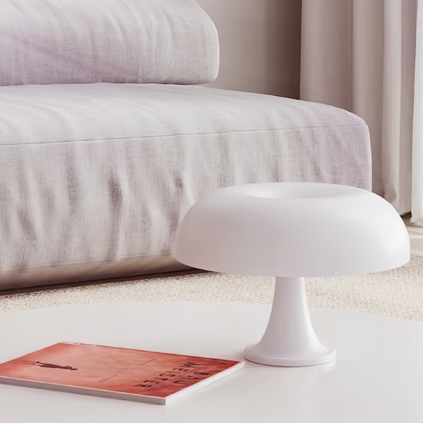 Artemide Mushroom Lamp | Timeless Decor