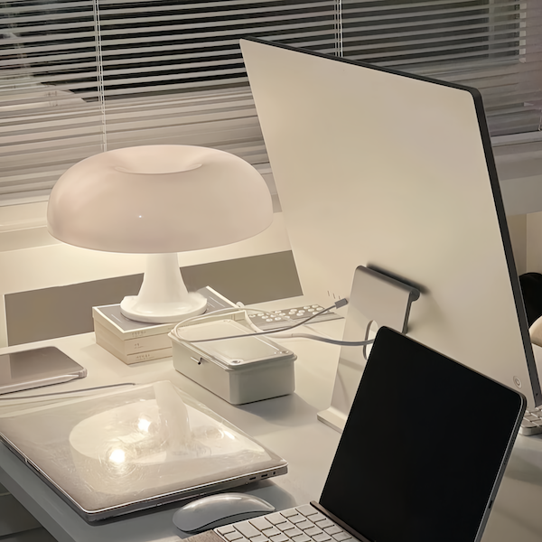 white mushroom lamp - orangme.com