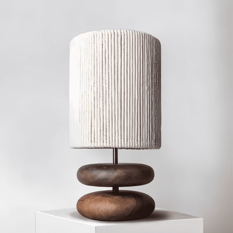 Japanese Style Wood Table Lamp | Embrace Serene Illumination
