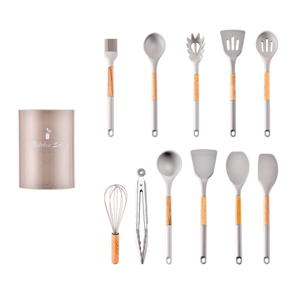 Professional Silicone Cooking Utensils.