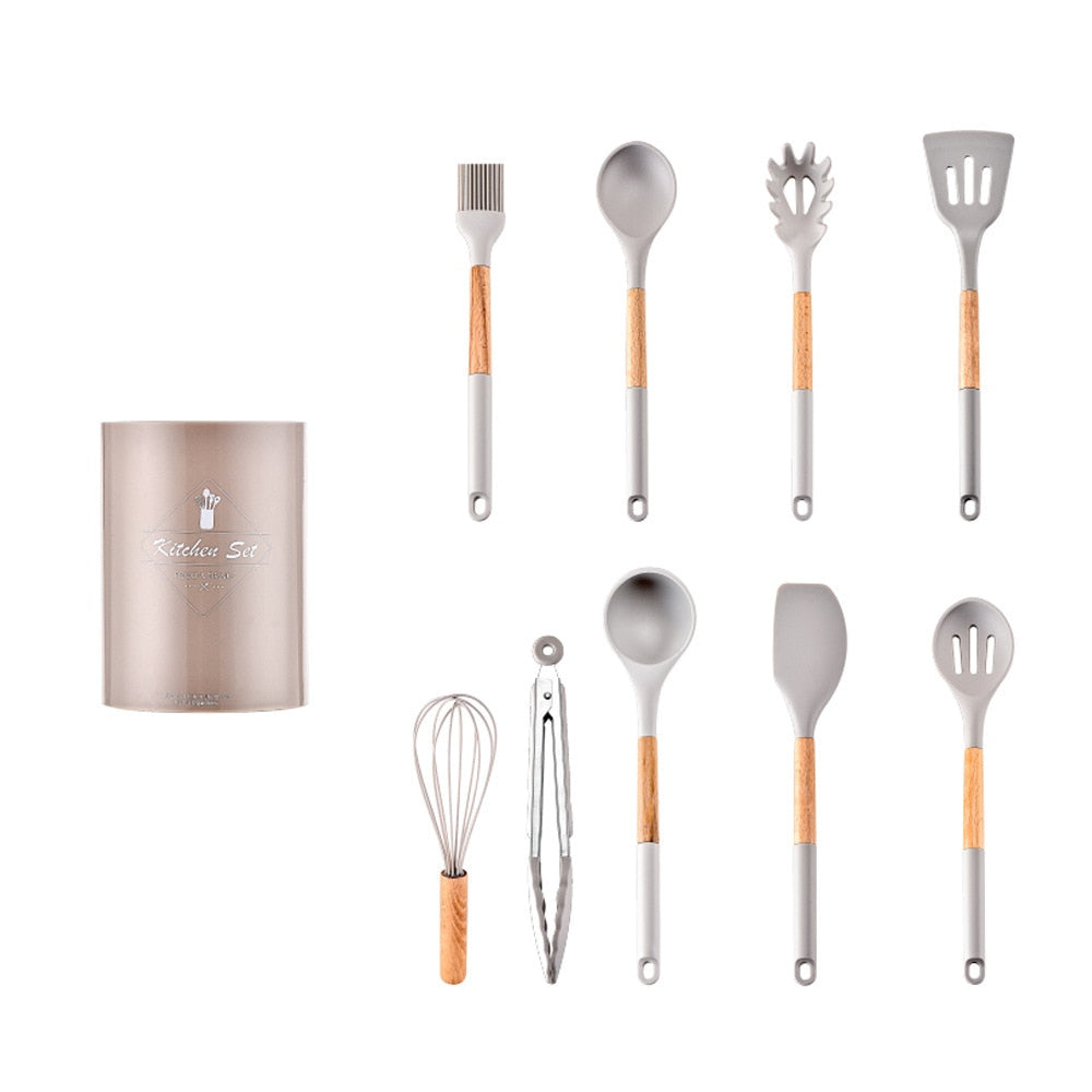 Professional Silicone Cooking Utensils.